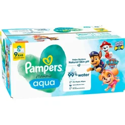 Pampers Harmonie Aqua Paw Patrol Babydoekjes< Billendoekjes