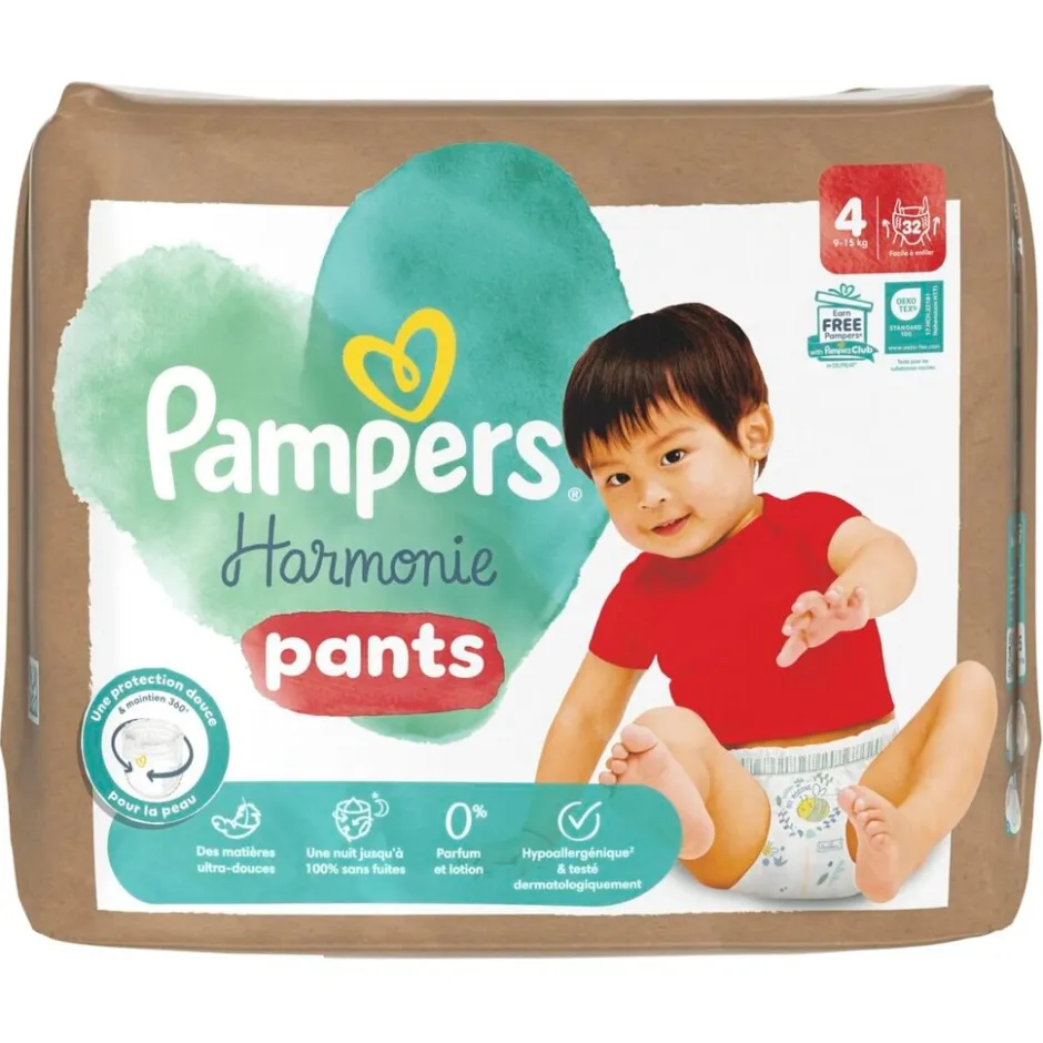 Pampers Harmonie Maat 4 Luierbroekjes< Luierbroekjes Maat 4