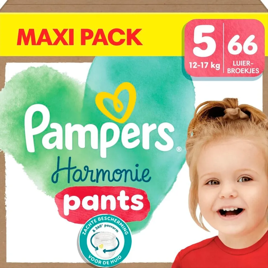 Pampers Harmonie Pants Maat 5 Luierbroekjes< Luierbroekjes Maat 5