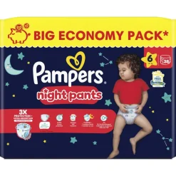 Night Pants Maat 6 Luierbroekjes|Pampers