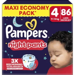 Night Pants Maat 4 Luierbroekjes|Pampers Best