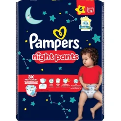 Night Pants Maat 6 Luierbroekjes|Pampers Hot