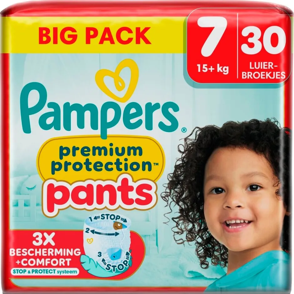 Premium Protection Pants Maat 7 Luierbroekjes|Pampers Discount