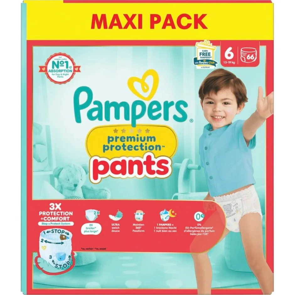 Pampers Premium Protection Pants Maat 6 Luierbroekjes< Luierbroekjes Maat 6