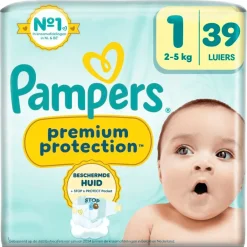 Pampers Premium Protection Maat 1 Luiers< Luiers Maat 1