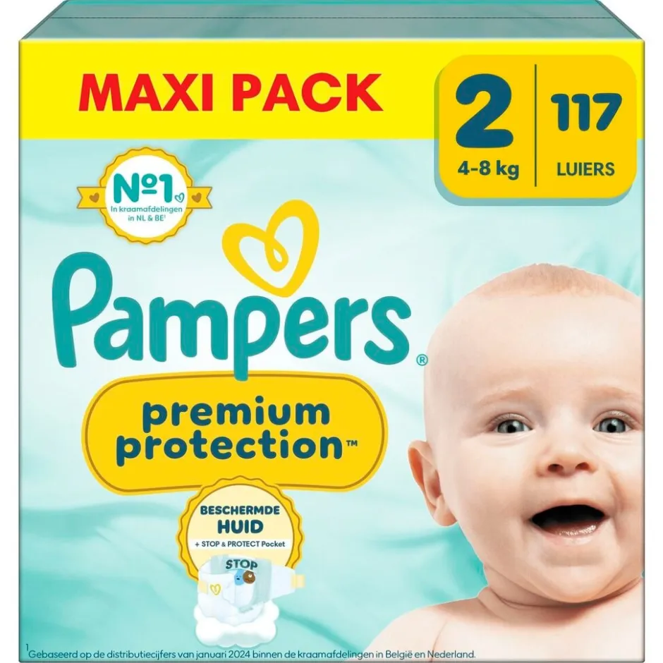Pampers Premium Protection Maat 2 Luiers< Luiers Maat 2