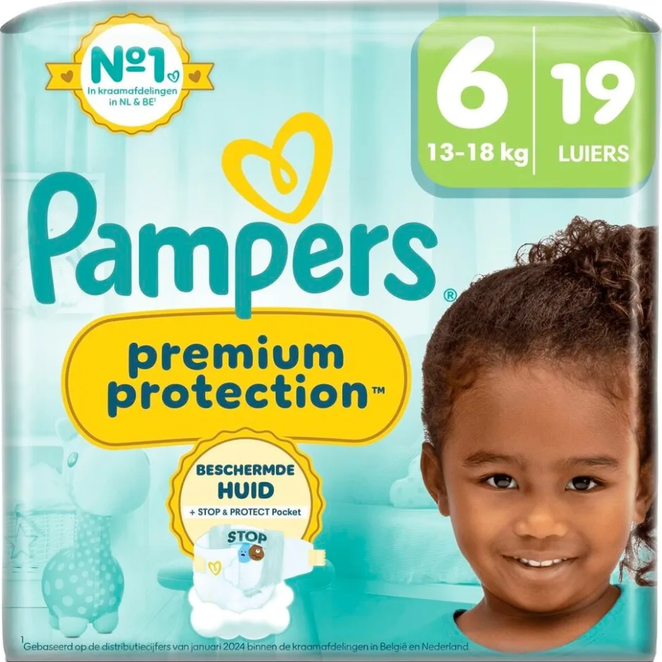 Pampers Premium Protection Maat 6 Luiers< Luiers Maat 6