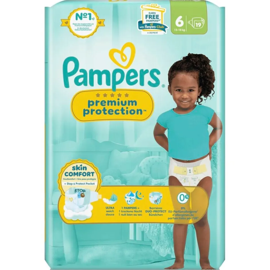 Pampers Premium Protection Maat 6 Luiers< Luiers Maat 6
