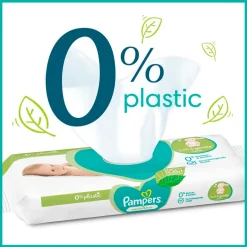 Sensitive 0% Plastic Babydoekjes|Pampers Best