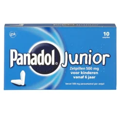 Junior 500 mg Zetpillen voor Kinderen vanaf 6 Jaar|Panadol Best