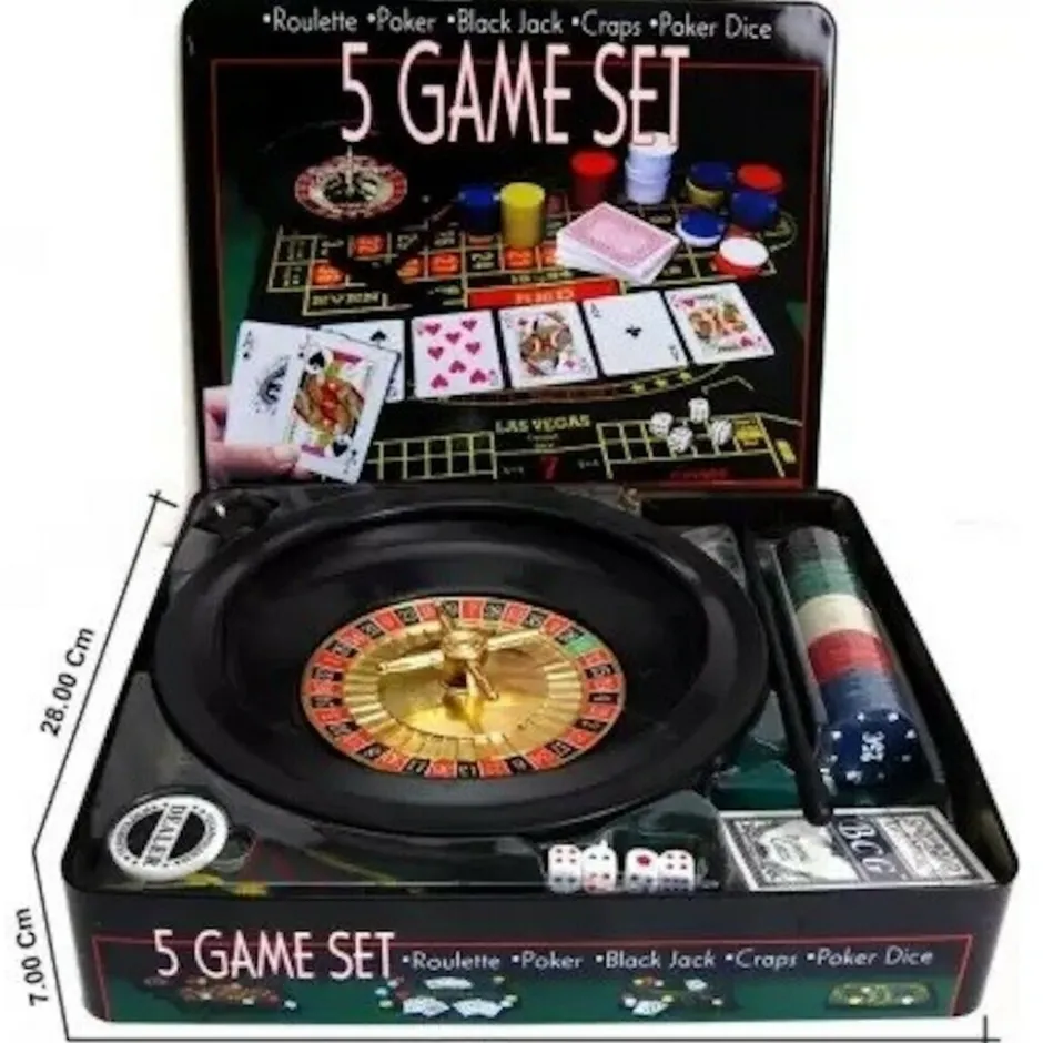 5 in 1 Casino set|Pegasi Online