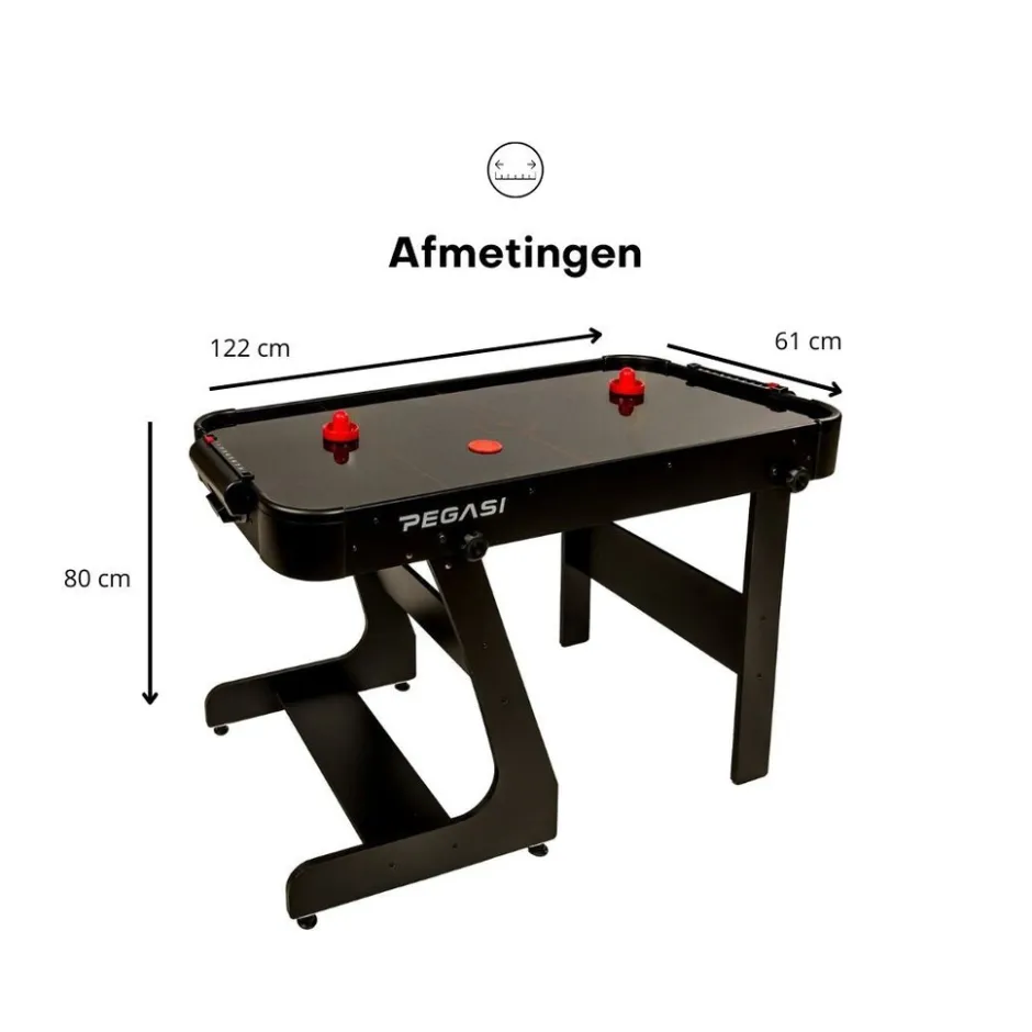 airhockeytafel Airstream 4ft inklapbaar|Pegasi Best