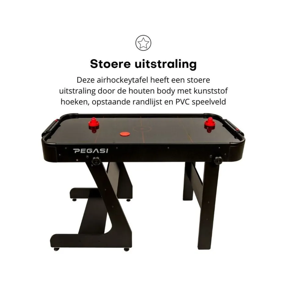 airhockeytafel Airstream 4ft inklapbaar|Pegasi Best