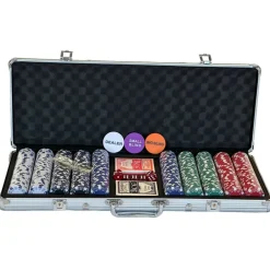 Pegasi pokerset 500 chips koffer< Poker