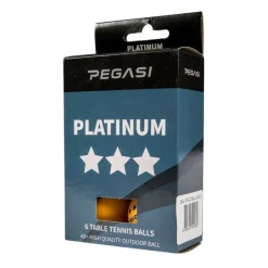 Pegasi 3 ster pingpong ballen 6st.< Tafeltennisballetjes
