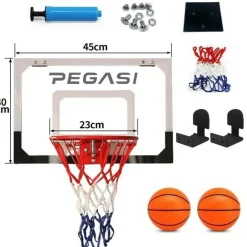 Pegasi Mini basketbalbord Deur< Basketballen