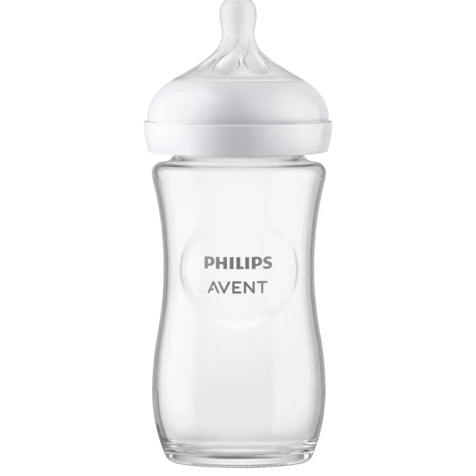 Natural Response Fles Glas 240ml – Flow 3 – BPS vrij- 1 fles|Philips Avent Sale
