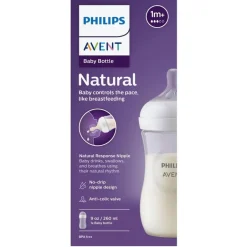 Philips Avent Natural Response SCY903/01 1m+ Babyfles met Natuurlijke Zuigreflex Flesspeen< Babyflesjes