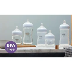 Philips Avent Natural Response SCY903/01 1m+ Babyfles met Natuurlijke Zuigreflex Flesspeen< Babyflesjes