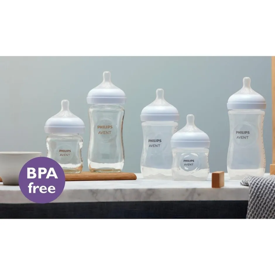 Natural Response SCY906/01 Babyfles met Natuurlijke Zuigreflex Flesspeen|Philips Avent Online