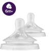Philips Avent SCY966/02 6m+ Natuurlijke Zuigreflex Flesspenen voor Pap< Flessenspenen
