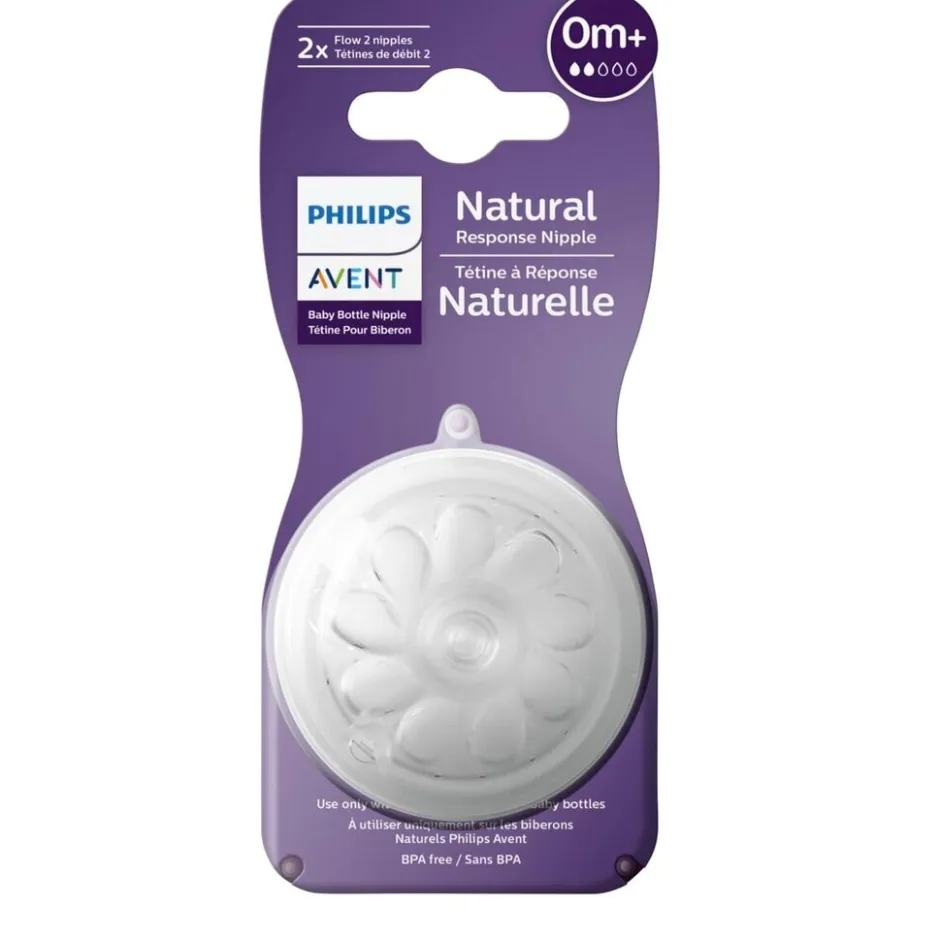 Philips Avent SCY962/02 0m+ Natuurlijke Zuigreflex Flesspenen< Flessenspenen