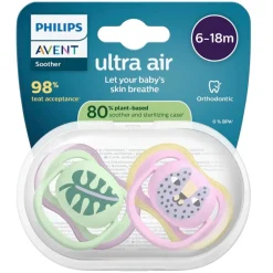 Philips Avent Soother Air 6-18M SCF087/13 fopspeen< Fopspenen