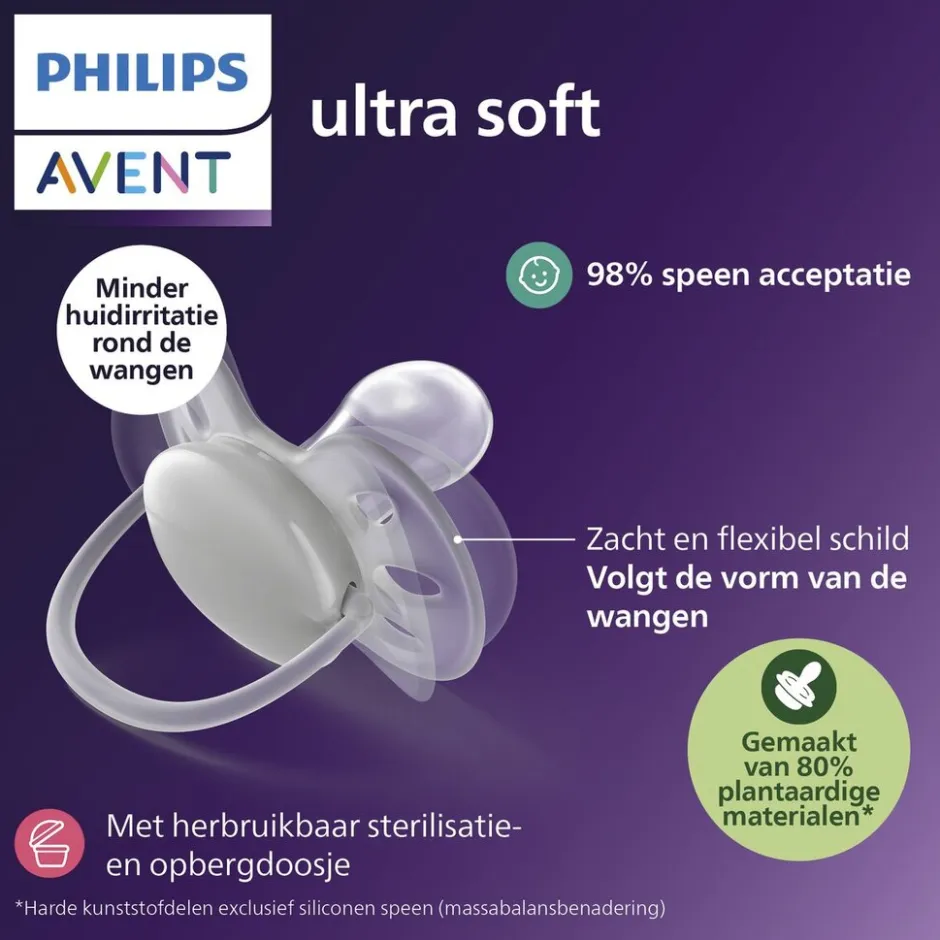 Ultra Soft SCF091/38 Fopspeen|Philips Avent Best