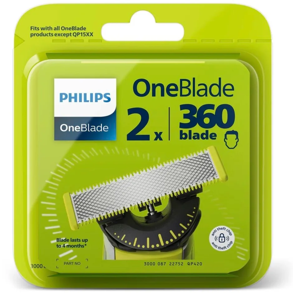 Philips OneBlade 360 Blade QP420/50 Navulmesjes<Heren Scheermesjes