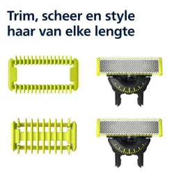Philips OneBlade 360 QP624/50 Bodykit Navulmesjes<Heren Scheermesjes