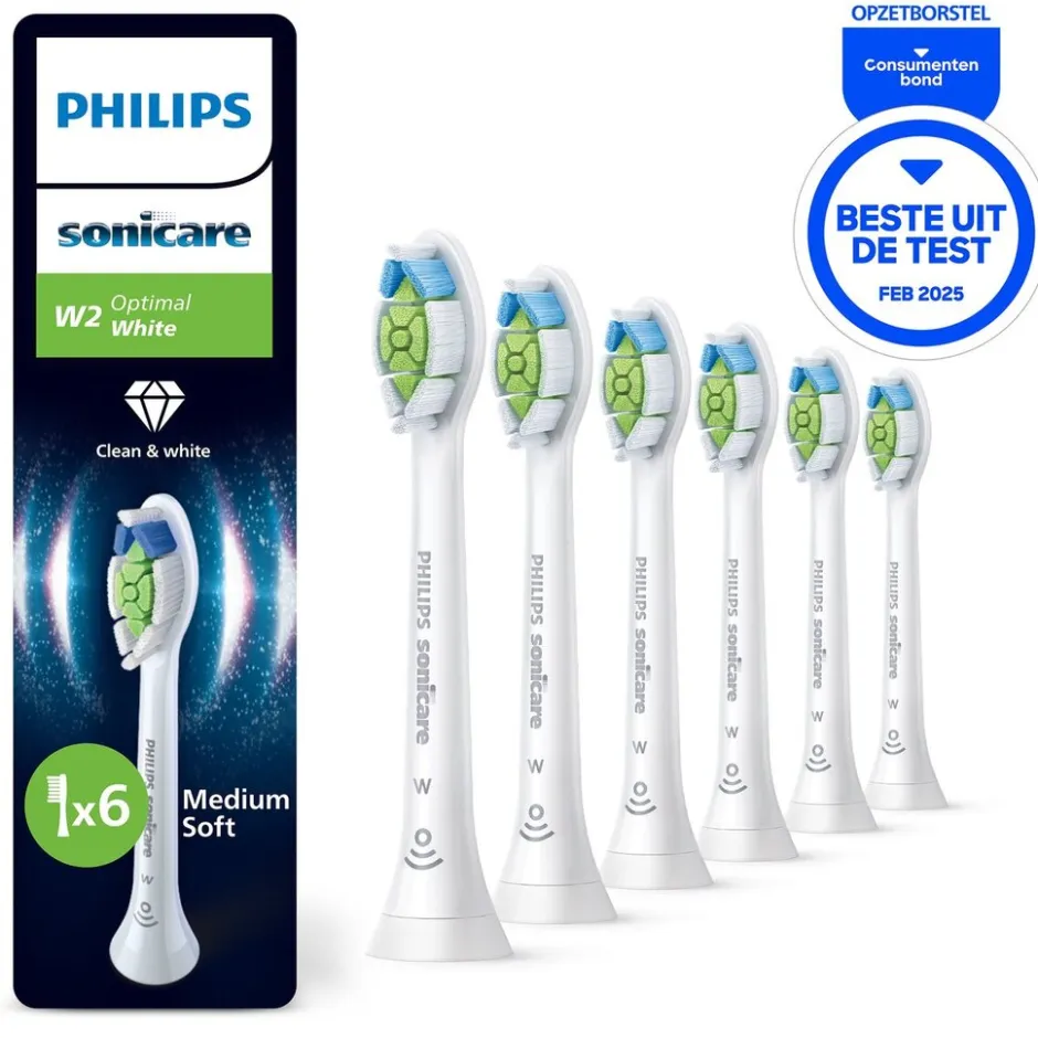 Sonicare Optimal White HX6066/87 Opzetborstels|Philips Clearance