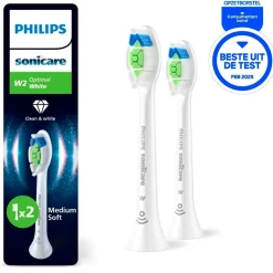 Sonicare W2 Optimal White HX6062/87 Opzetborstels|Philips New