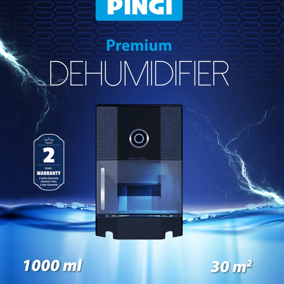 Pingi Vida 2 Elektrische luchtontvochtiger< Luchtreinigers