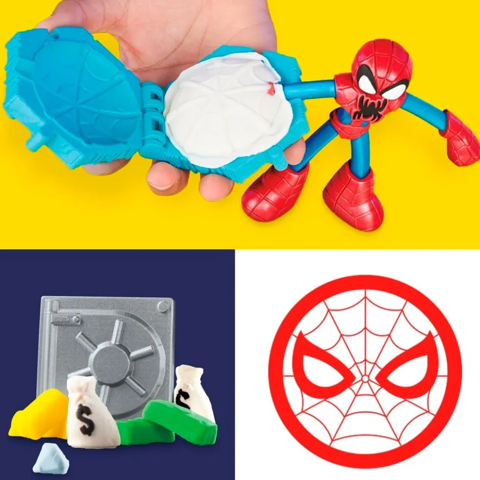 Marvel Spider-Man Launch & Slice Battle Kleiset|Play-Doh