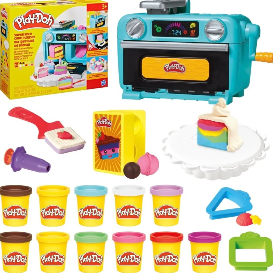 Play-Doh Super Slice Cake Playset< Knutselen