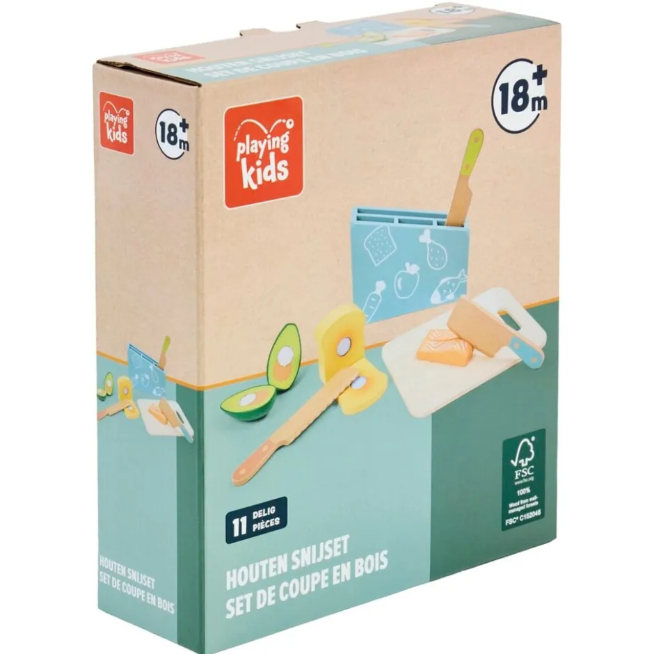 Overig Playing Kids Houten Snijset< Houten Speelsets