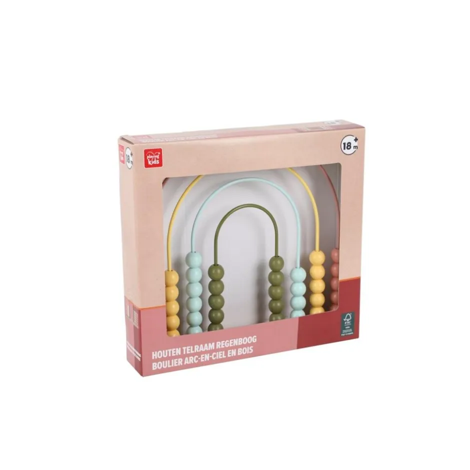 Regenboog Houten Telraam|Playing Kids Hot