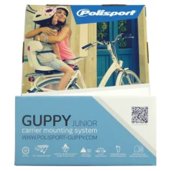 Achterzitje Guppy Junior licht/donker grijs|Polisport Discount