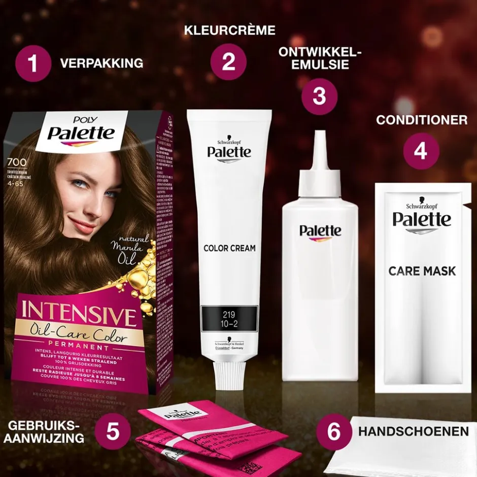 Poly Palette Intensive Oil-Care Color U71 Puur Zilvergrijs Haarverf< Haarverf
