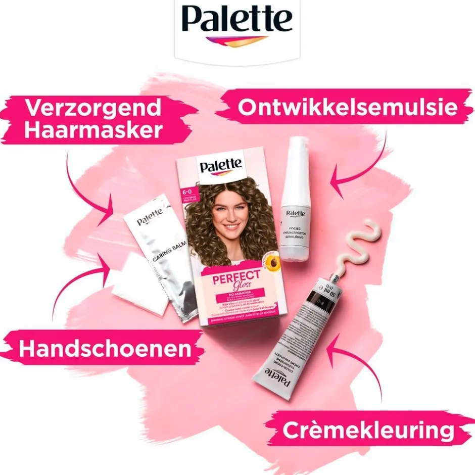 Poly Palette Perfect Gloss 6-0 Lichtbruin Haarkleuring< Haarverf