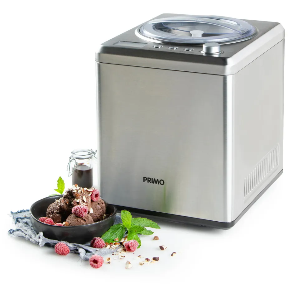 PRIMO PR408IM Roomijsmachine met compressor 2L< Snackapparaten