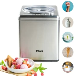 PRIMO PR408IM Roomijsmachine met compressor 2L< Snackapparaten