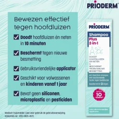 Prioderm Shampoo Plus Anti-hoofdluisshampoo< Hoofdluis