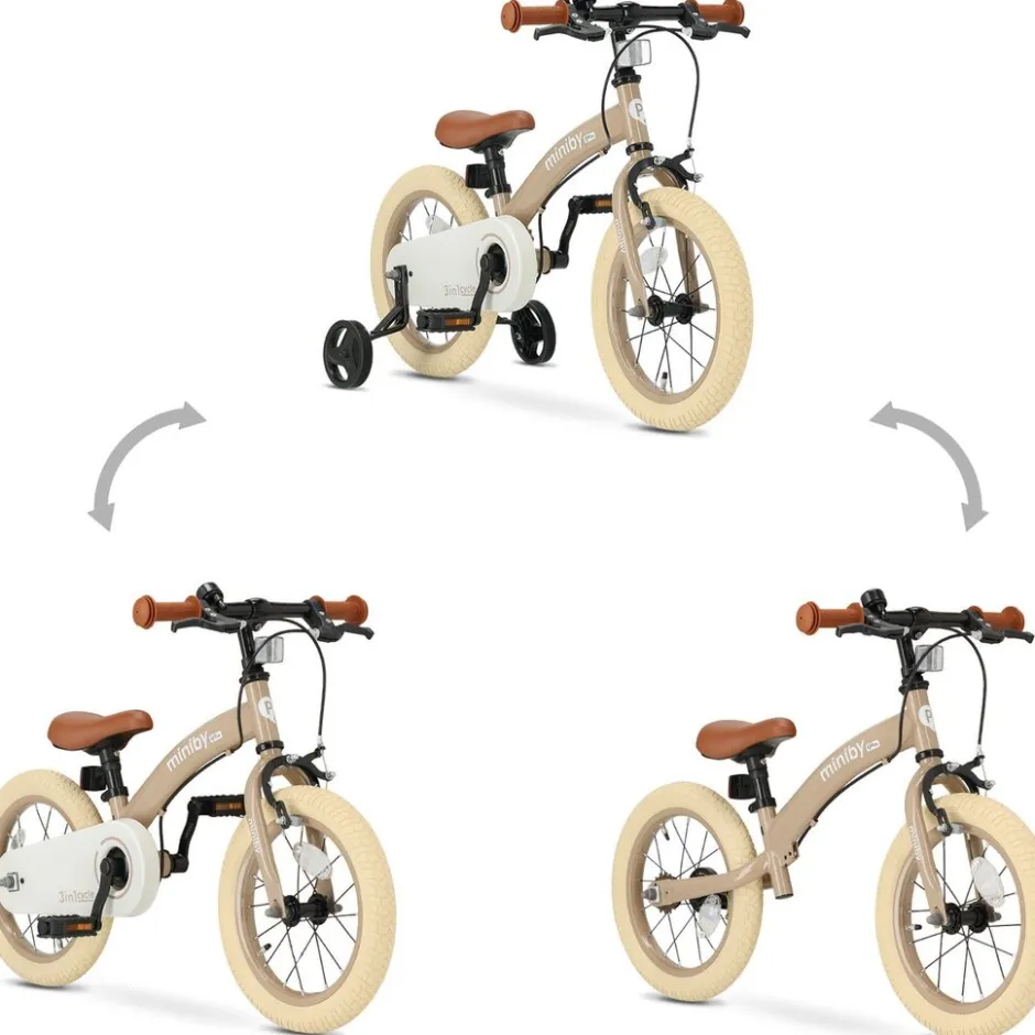 Qplay Miniby Kinderfiets 12 Inch 3 in 1 Loopfiets< Fietsen En Rijden