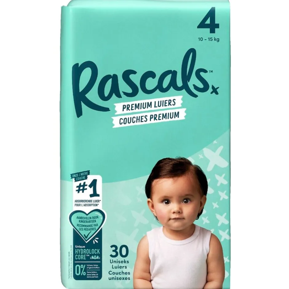 Rascal + Friends Maat 4 Premium Luiers< Luiers Maat 4