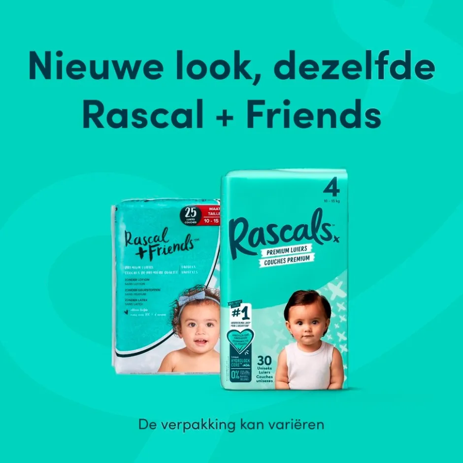 Maat 5 Premium Luiers|Rascal + Friends Clearance