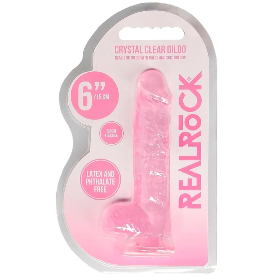 Real Rock Crystal Clear Dildo< Seksspeeltjes