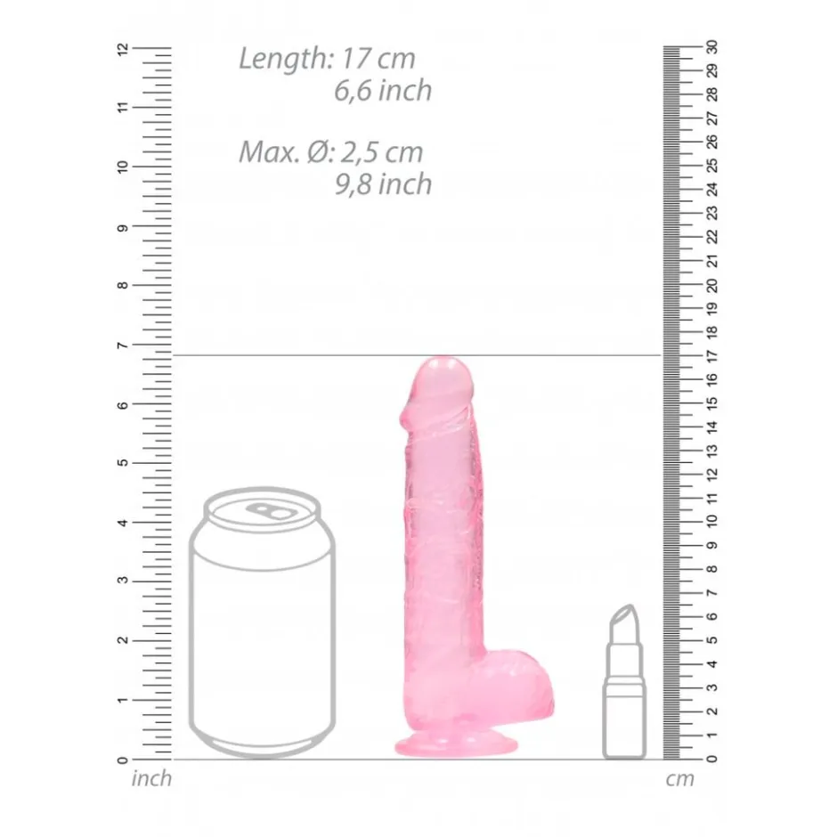 Real Rock Crystal Clear Dildo< Seksspeeltjes
