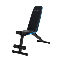 Rebel Active Inklapbare Versterkte Schuine Fitnessbank met Beenvergrendeling< Halters En Gewichten