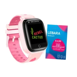 Rebel Cactus GPS Kindersmartwatch GO incl. gratis Lebara simkaart met tegoed< Horloges